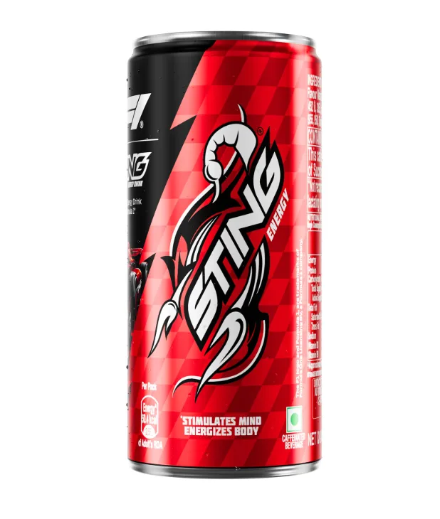 Energiedrank Sting Aardbeien 320ml